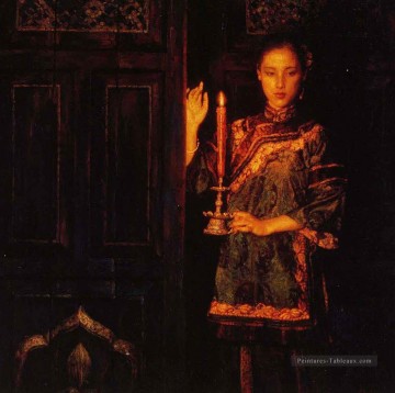 yi016D peintre chinois Chen Yifei Peinture à l'huile